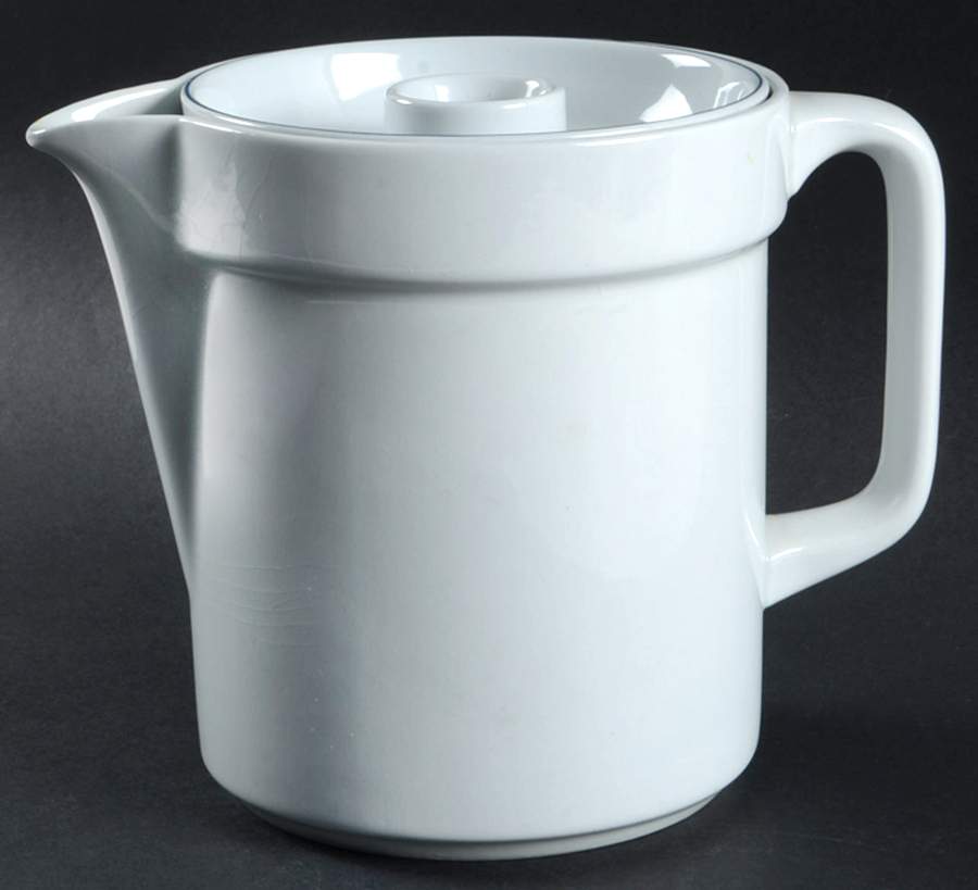 Blue Line Coffee Pot & Lid by Royal Copenhagen-1