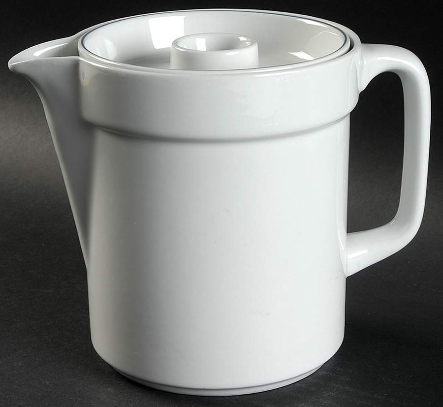 Blue Line Coffee Pot & Lid by Royal Copenhagen-1
