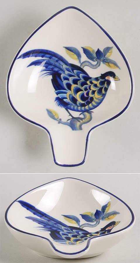 Blue Pheasant Small Ashtray by Royal Copenhagen-1