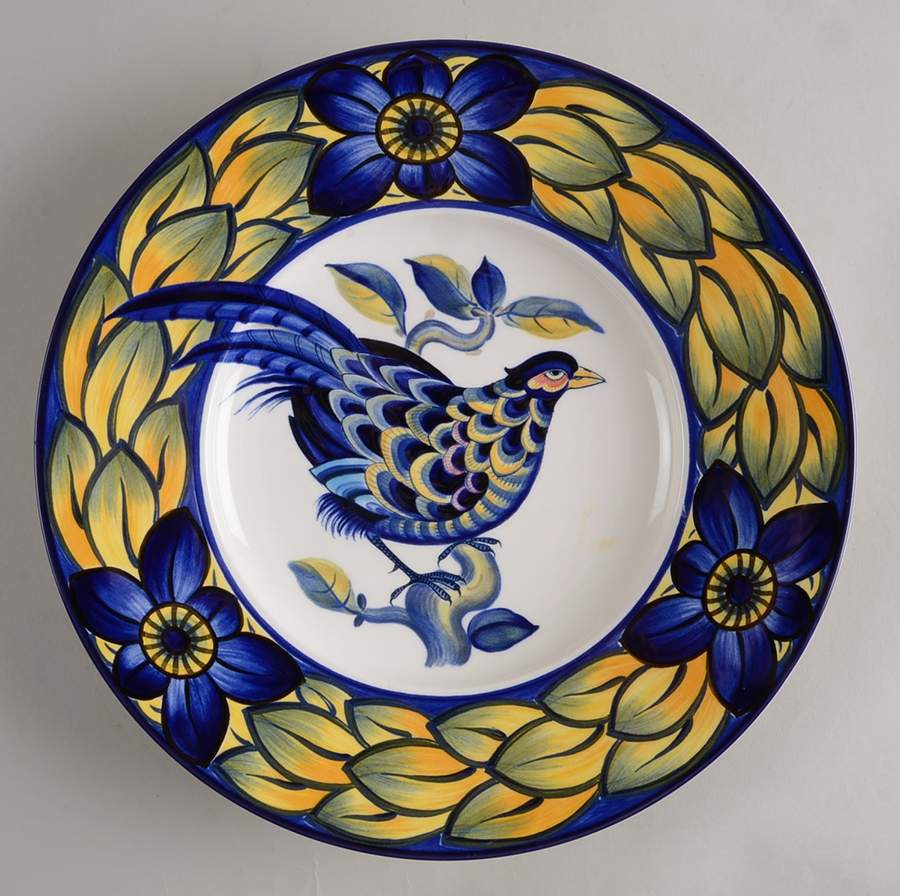 Blue Pheasant 11" Wall Plate by Royal Copenhagen-1