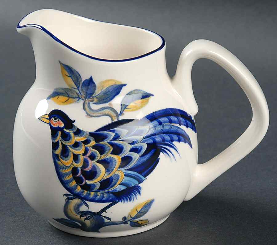 Blue Pheasant Creamer by Royal Copenhagen-1