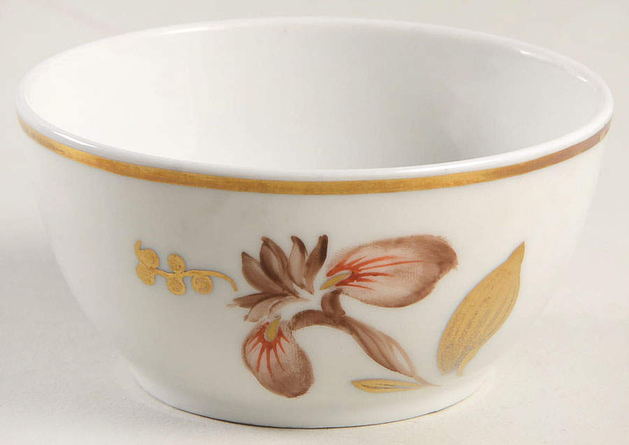 Brown Iris Sugar Bowl No Lid by Royal Copenhagen-1