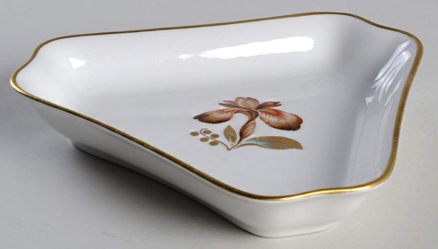 Brown Iris Tray for Condiment Set by Royal Copenhagen-1