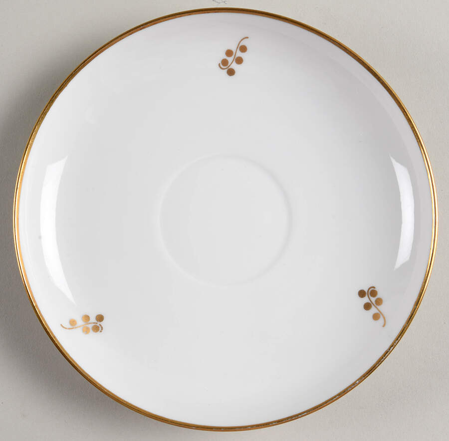 Brown Iris Saucer for Oversized Cup by Royal Copenhagen-1