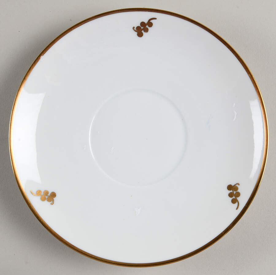 Brown Iris Saucer for Cream Soup Bowl by Royal Copenhagen-1