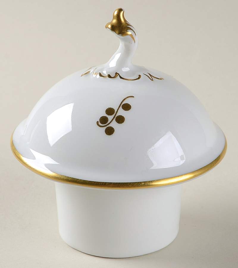 Brown Iris Lid for Coffee Pot by Royal Copenhagen-1