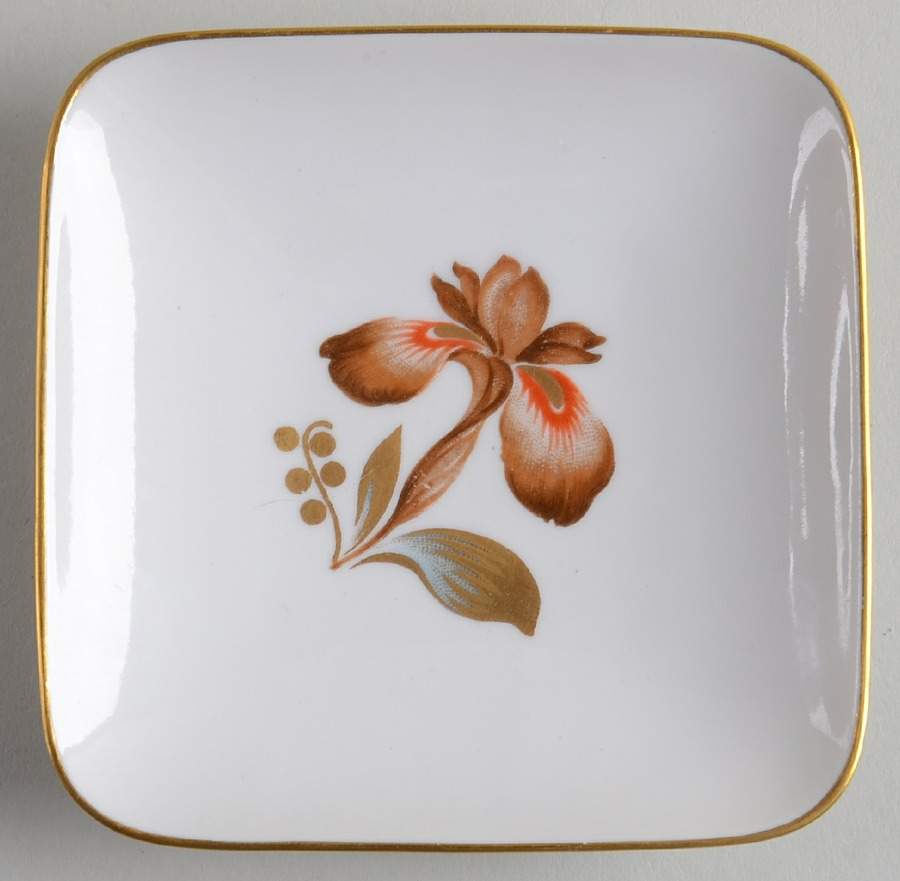 Brown Iris 4" Ashtray by Royal Copenhagen-1