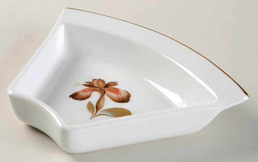 Brown Iris 7 Piece Lazy Susan Side Section Only by Royal Copenhagen-1