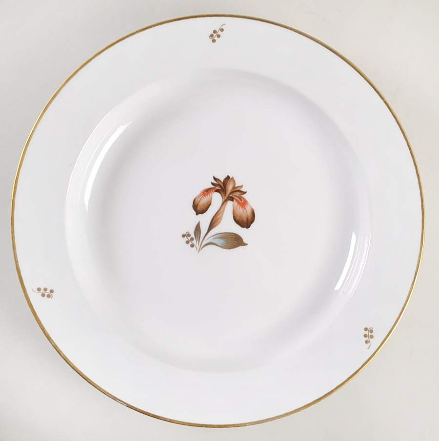Brown Iris 13" Chop Plate (Round Platter) by Royal Copenhagen-1