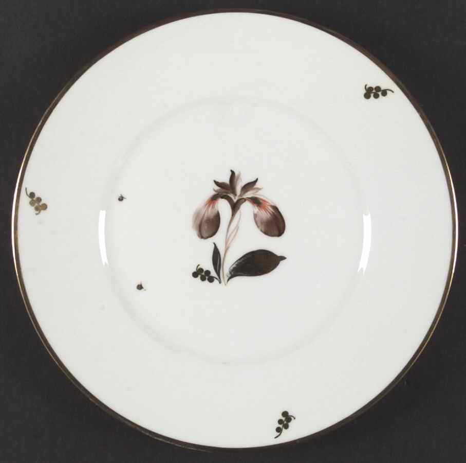 Brown Iris Dinner Plate by Royal Copenhagen-1