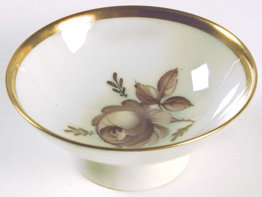 Brown Rose Salt Dip by Royal Copenhagen-1