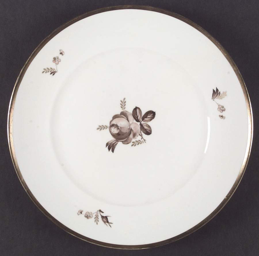 Brown Rose Dinner Plate by Royal Copenhagen-1