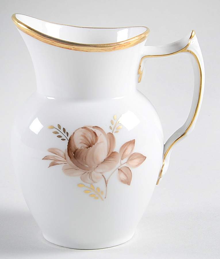 Brown Rose Creamer by Royal Copenhagen-1