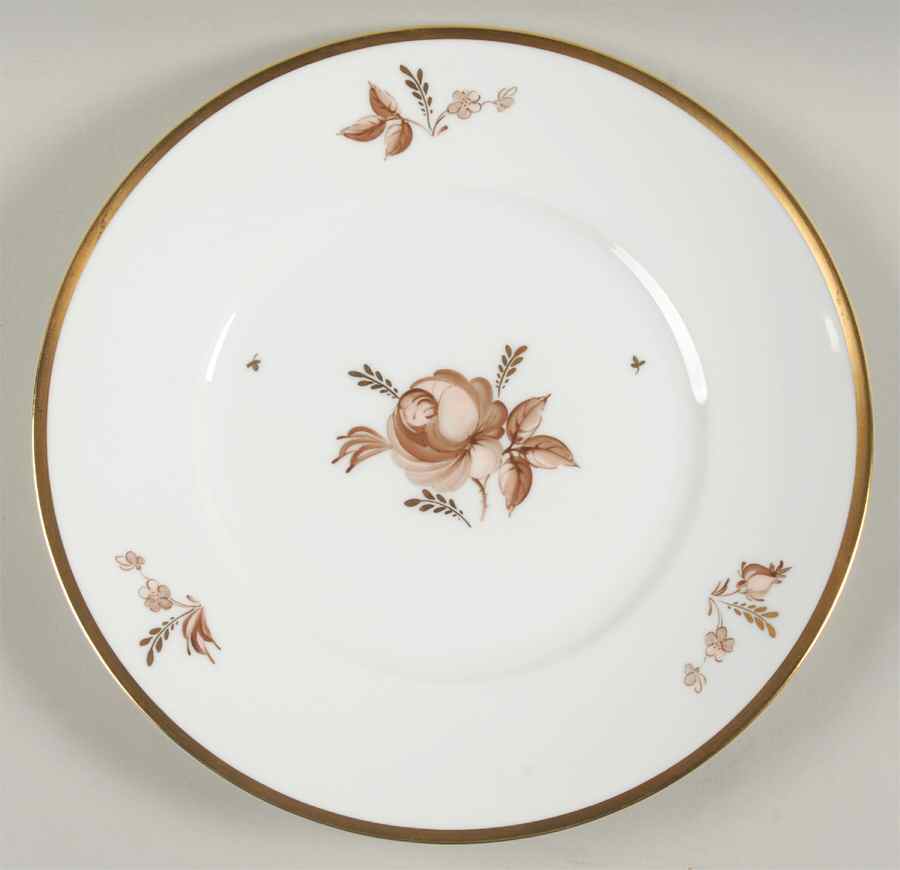 Brown Rose Dinner Plate by Royal Copenhagen-1