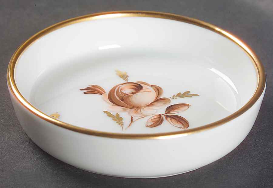 Brown Rose Lazy Susan-Center Section by Royal Copenhagen-1