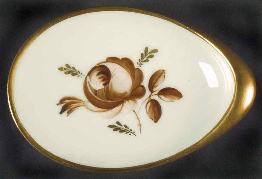 Brown Rose 4" Ashtray by Royal Copenhagen-1
