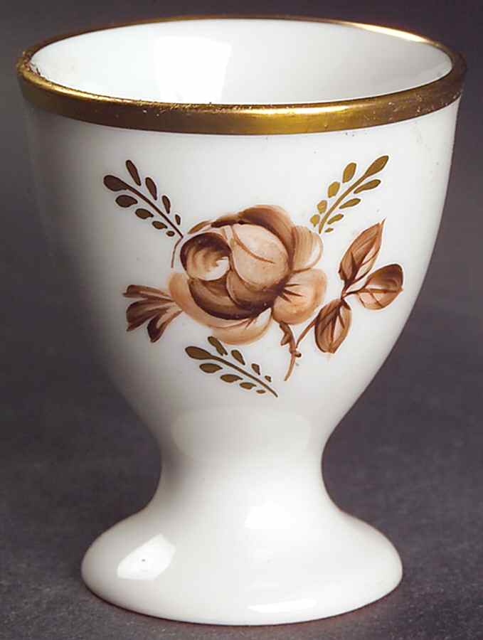 Brown Rose Single Egg Cup by Royal Copenhagen-1
