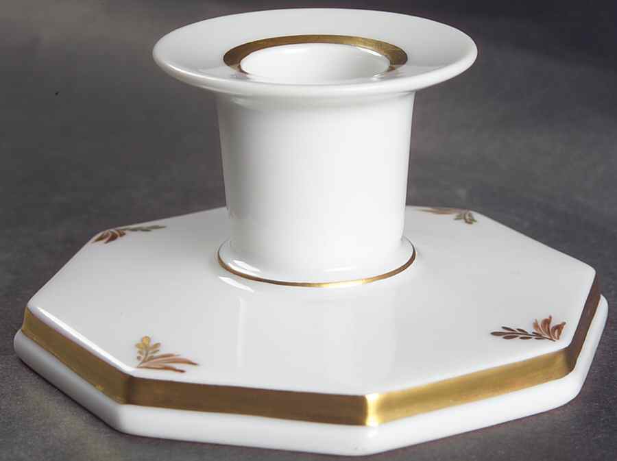 Brown Rose 2" Candlestick by Royal Copenhagen-1