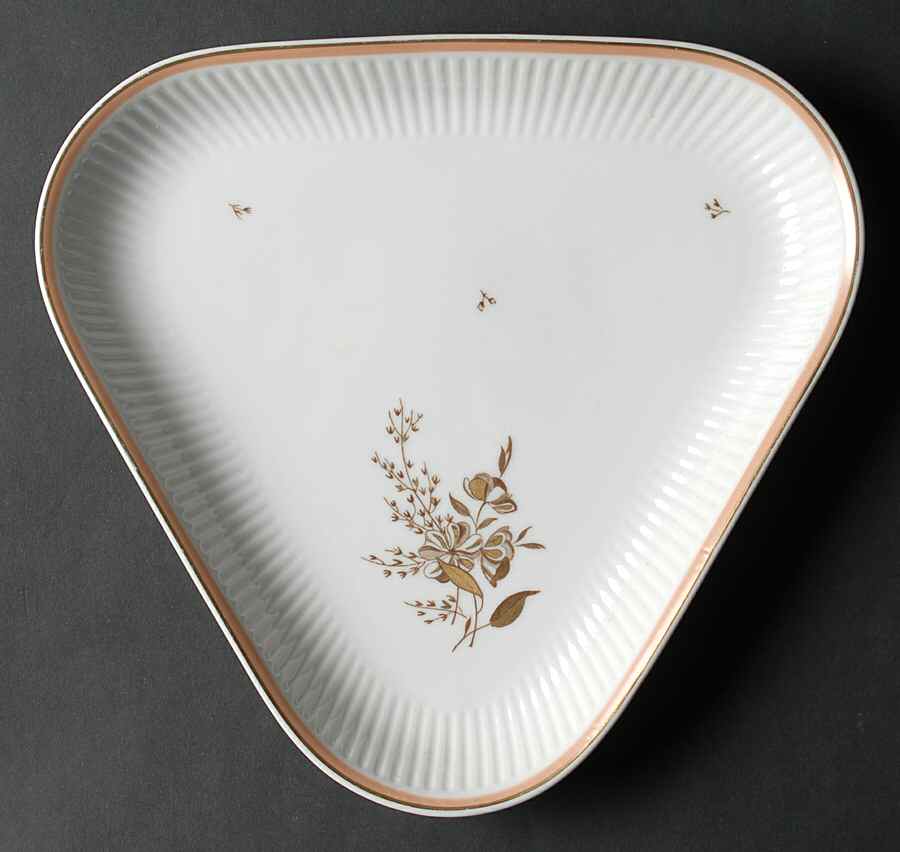 Clarissa Triangular Cake Plate by Royal Copenhagen-1