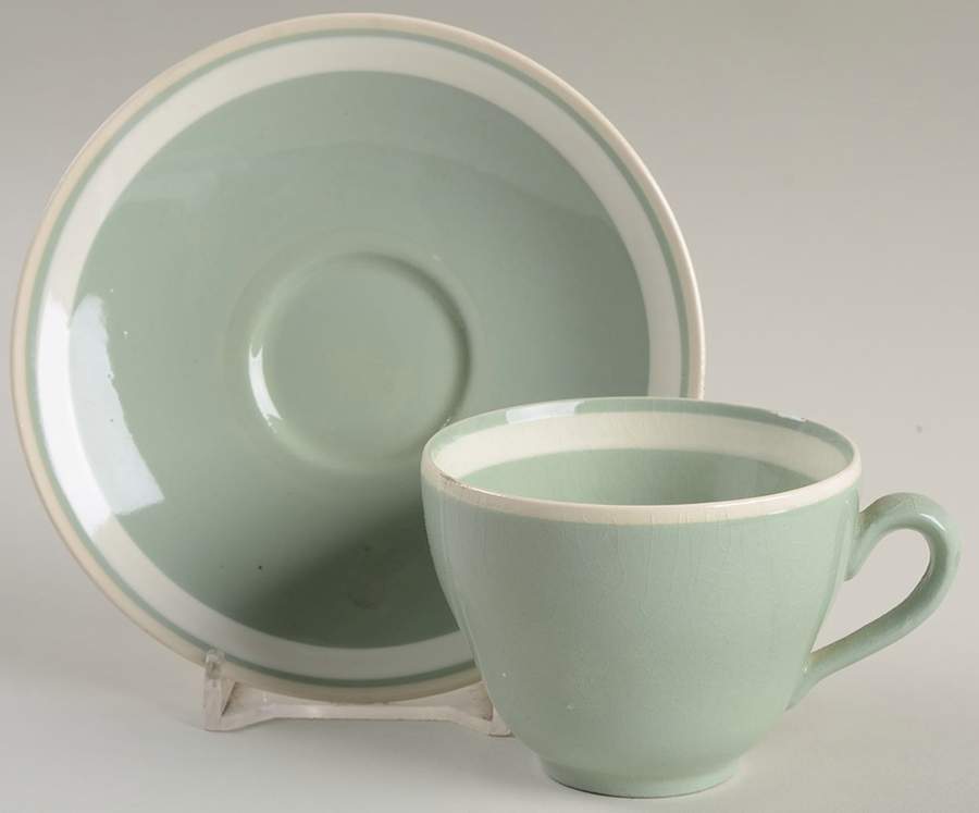 Corinna Flat Demitasse Cup & Saucer Set by Royal Copenhagen-1