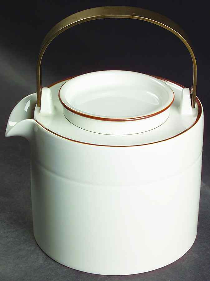Domino Teapot & Lid by Royal Copenhagen-1