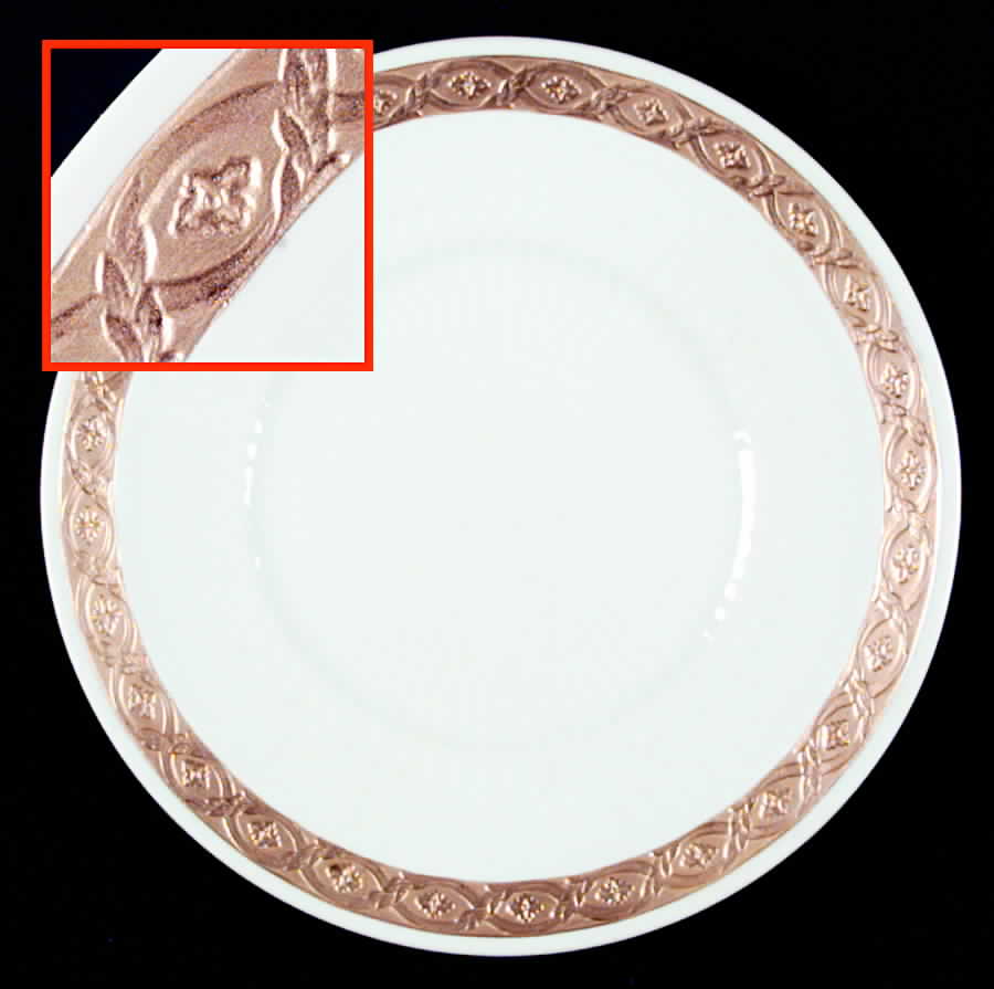 Fan Service Gold Salad Plate by Royal Copenhagen-1
