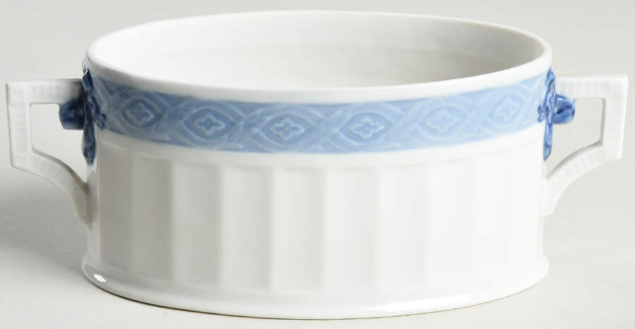 Fan Service Blue Sugar Bowl No Lid by Royal Copenhagen-1