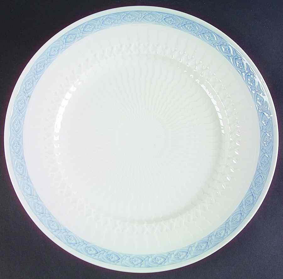 Fan Service Blue 13" Chop Plate (Round Platter) by Royal Copenhagen-1