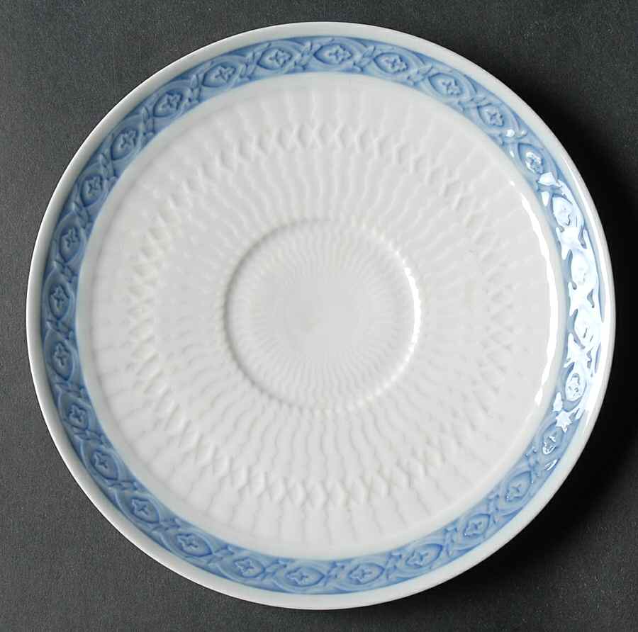 Fan Service Blue Saucer by Royal Copenhagen-1