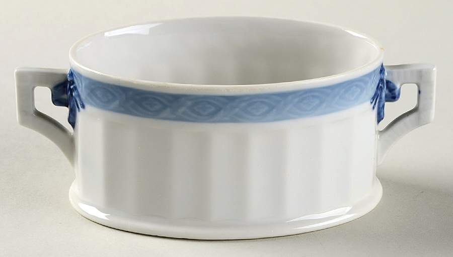 Fan Service Blue Sugar Bowl No Lid by Royal Copenhagen-1