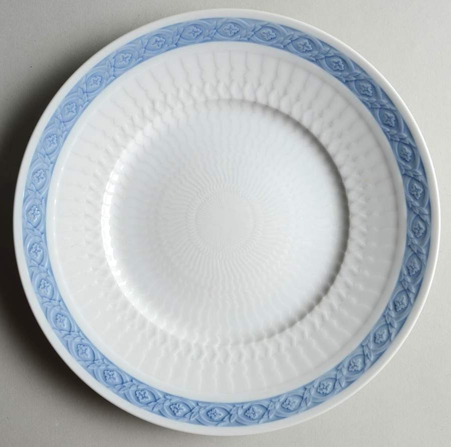 Fan Service Blue Luncheon Plate by Royal Copenhagen-1