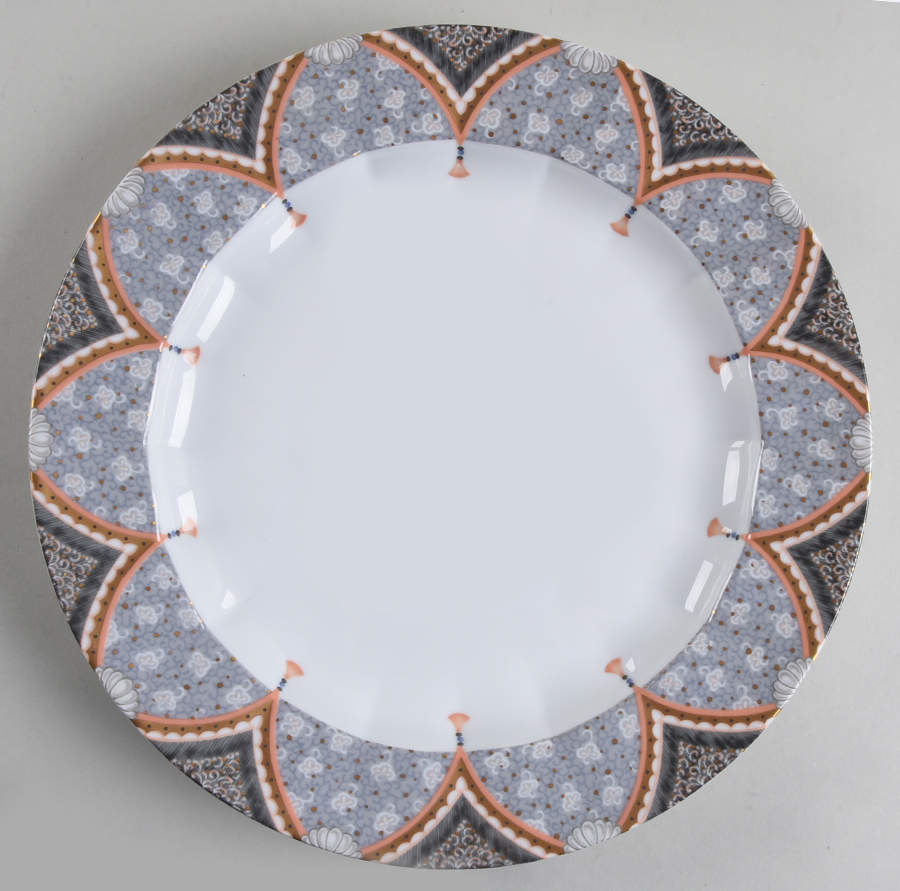 Fairy Tale Grey 13" Chop Plate (Round Platter) by Royal Copenhagen-1