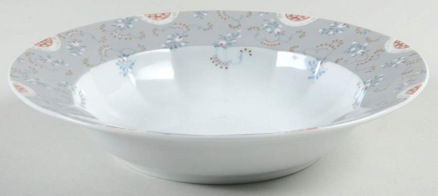 Fairy Tale Grey Rim Soup Bowl by Royal Copenhagen-1