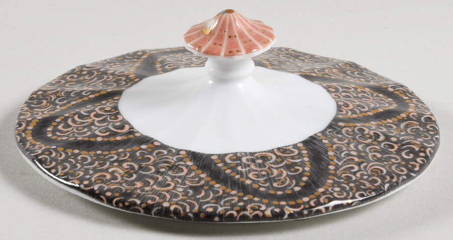 Fairy Tale Terra Cotta Lid for Sugar Bowl by Royal Copenhagen-1