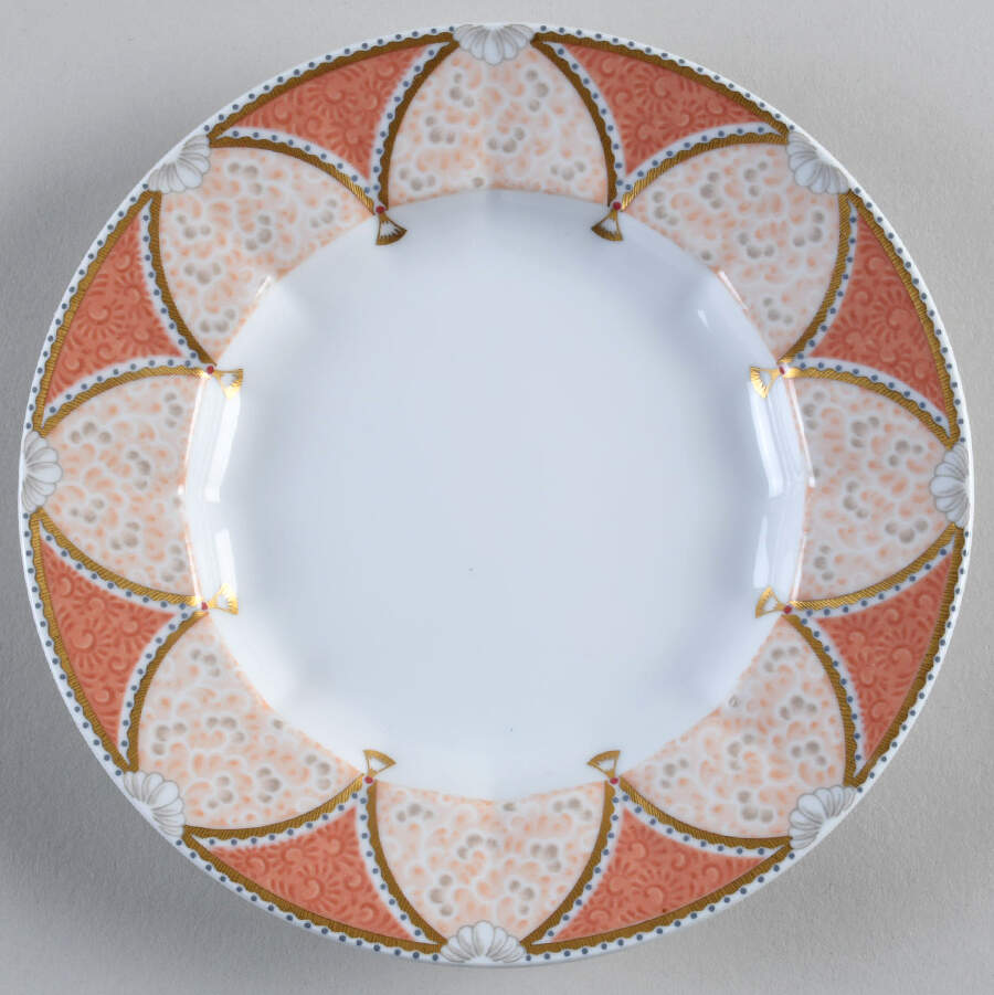Fairy Tale Terra Cotta Dessert/Pie Plate by Royal Copenhagen-1