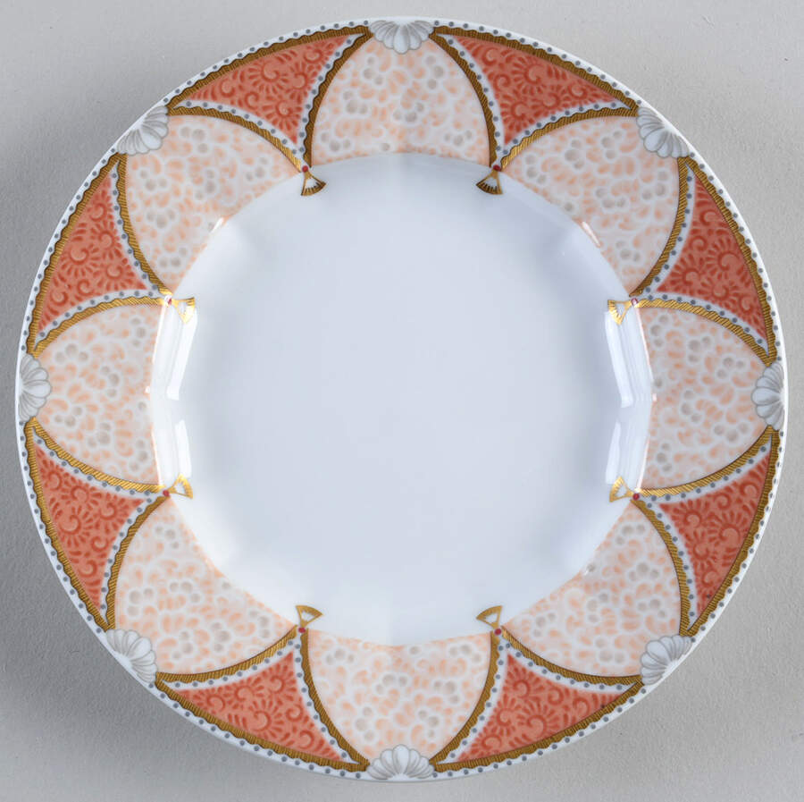 Fairy Tale Terra Cotta Dessert/Pie Plate by Royal Copenhagen-1