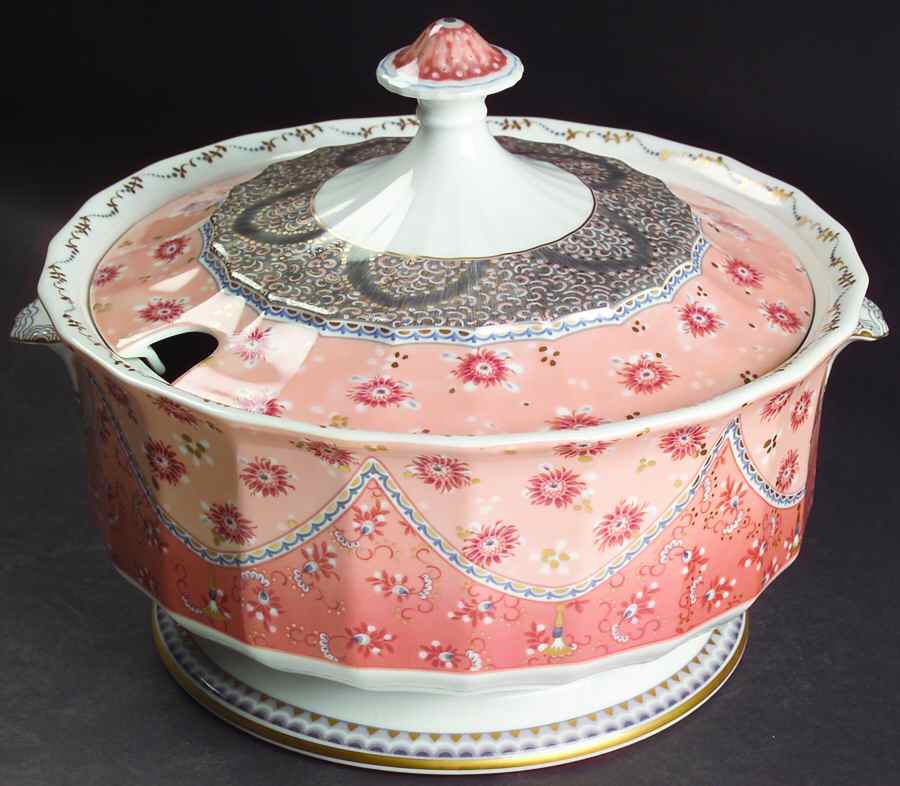 Fairy Tale Terra Cotta Tureen &  Lid by Royal Copenhagen-1