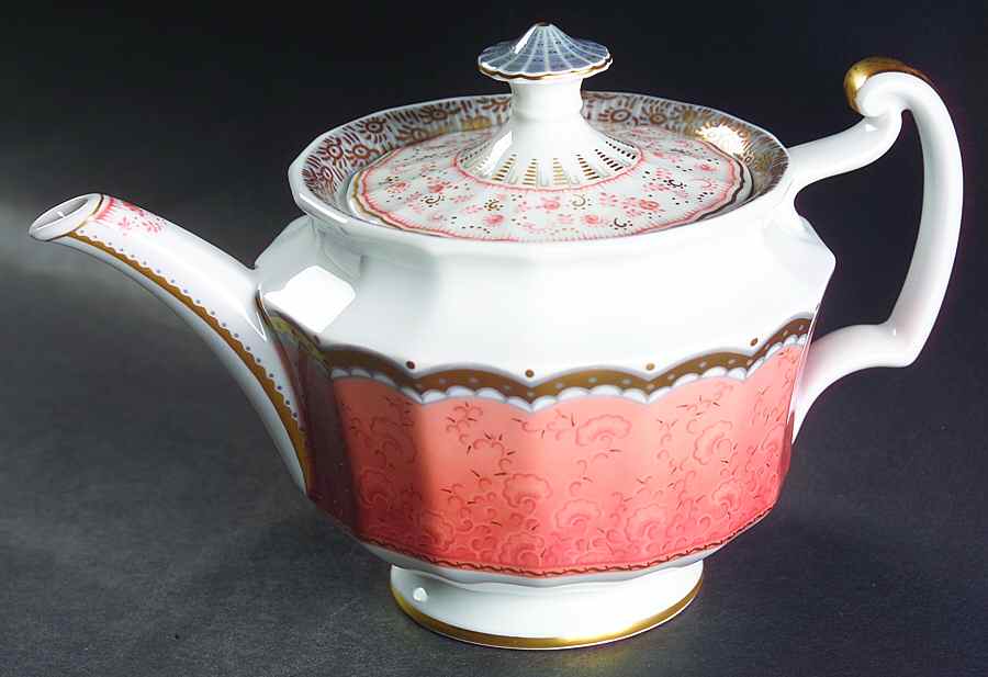 Fairy Tale Terra Cotta Teapot & Lid by Royal Copenhagen-1