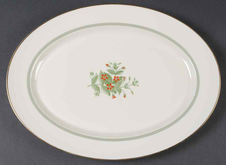 Fensmark 13" Oval Serving Platter by Royal Copenhagen-1
