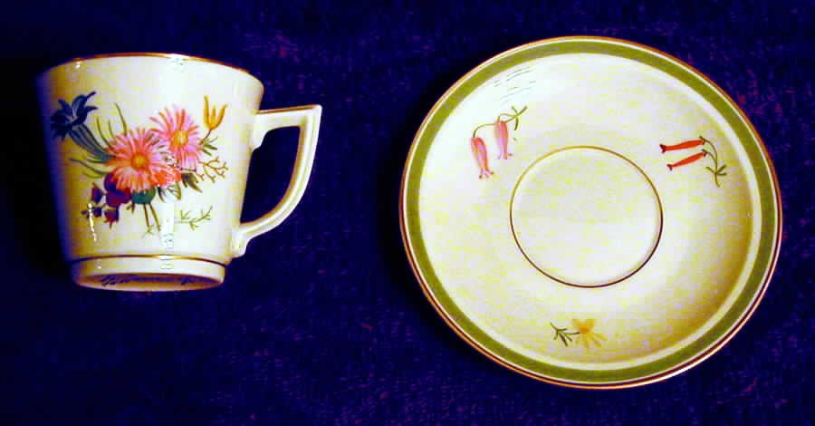 Fiesta Flat Cup & Saucer Set by Royal Copenhagen-1