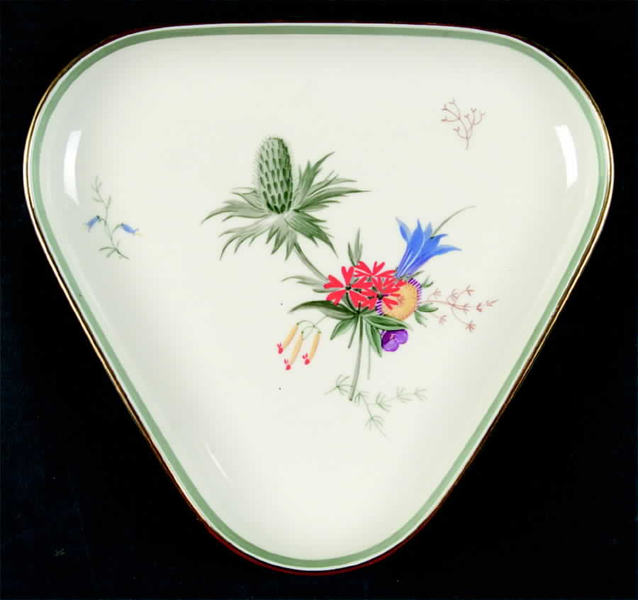 Fiesta Triangular Cake Plate by Royal Copenhagen-1