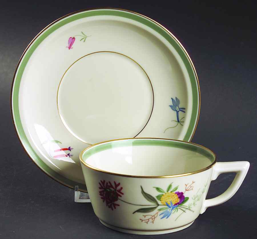 Fiesta Flat Cup & Saucer Set by Royal Copenhagen-1
