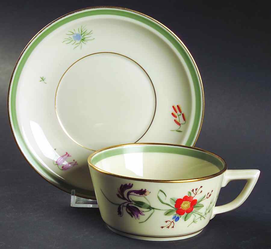 Fiesta Flat Cup & Saucer Set by Royal Copenhagen-1