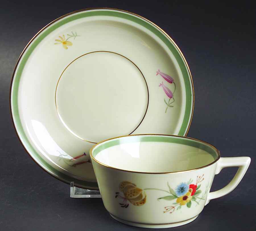 Fiesta Flat Cup & Saucer Set by Royal Copenhagen-1