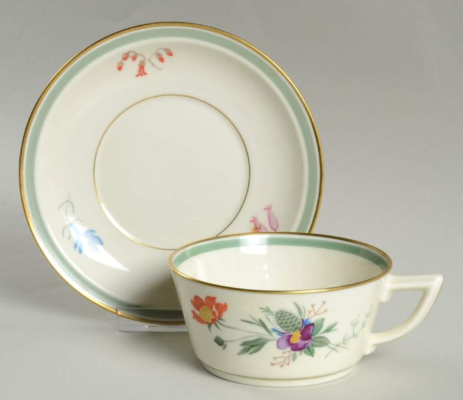 Fiesta Flat Cup & Saucer Set by Royal Copenhagen-1