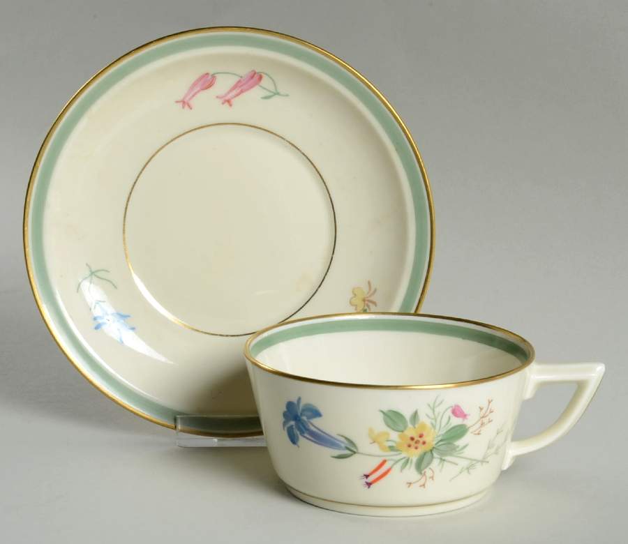 Fiesta Flat Cup & Saucer Set by Royal Copenhagen-1