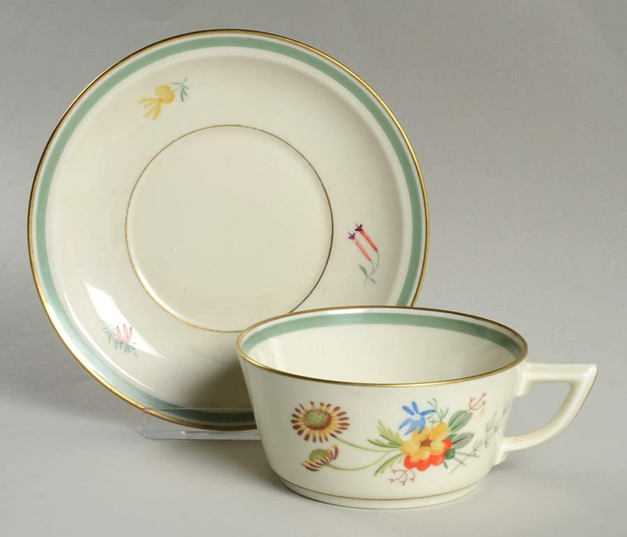 Fiesta Flat Cup & Saucer Set by Royal Copenhagen-1