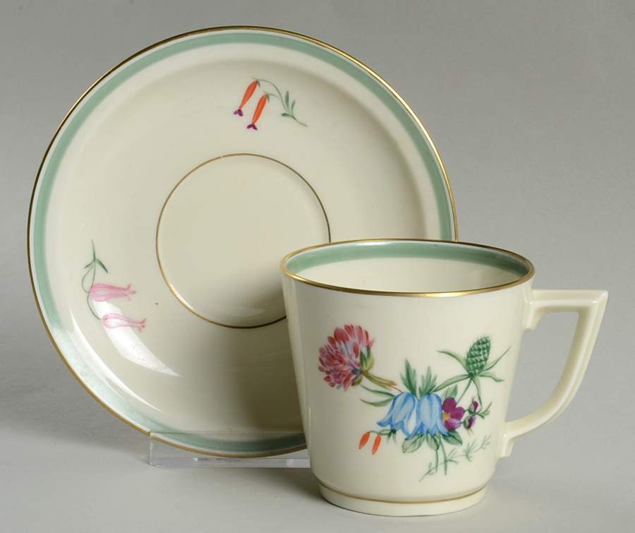 Fiesta Flat Cup & Saucer Set by Royal Copenhagen-1