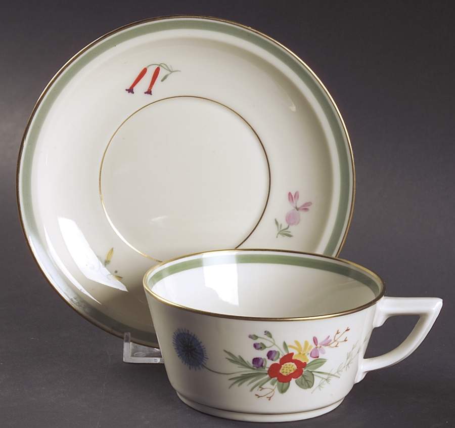 Fiesta Flat Cup & Saucer Set by Royal Copenhagen-1