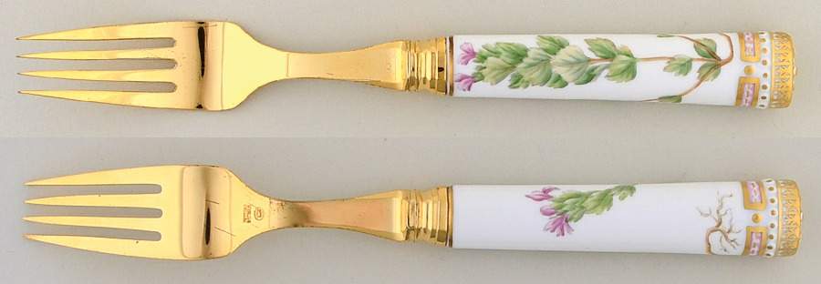 Flora Danica (1961 To Current) Luncheon Fork by Royal Copenhagen-1